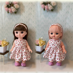 ワンピース（ヘアーバンド付き）　メルちゃん　ソランちゃん