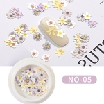花柄　ミックス系（ゆり　パンジー）ネイルチップ  スライスチップ　樹脂パーツ ネイルパーツ レジンパーツ　花びら