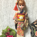 22㎝ドールサイズの着物セット