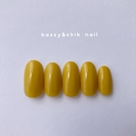 ネイルチップ 〜単色 No.44 MUSTARD〜