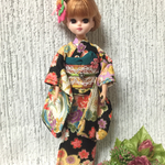 22㎝ドールサイズの着物セット