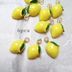 6pieces*ぷっくりツヤツヤレモン