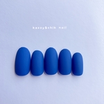 ネイルチップ  〜単色M No.49 BLUE〜