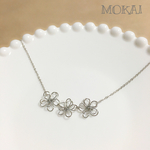 ＊newカラー！ワイヤーフラワーのネックレス＊mini