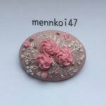 刺繍ブローチ