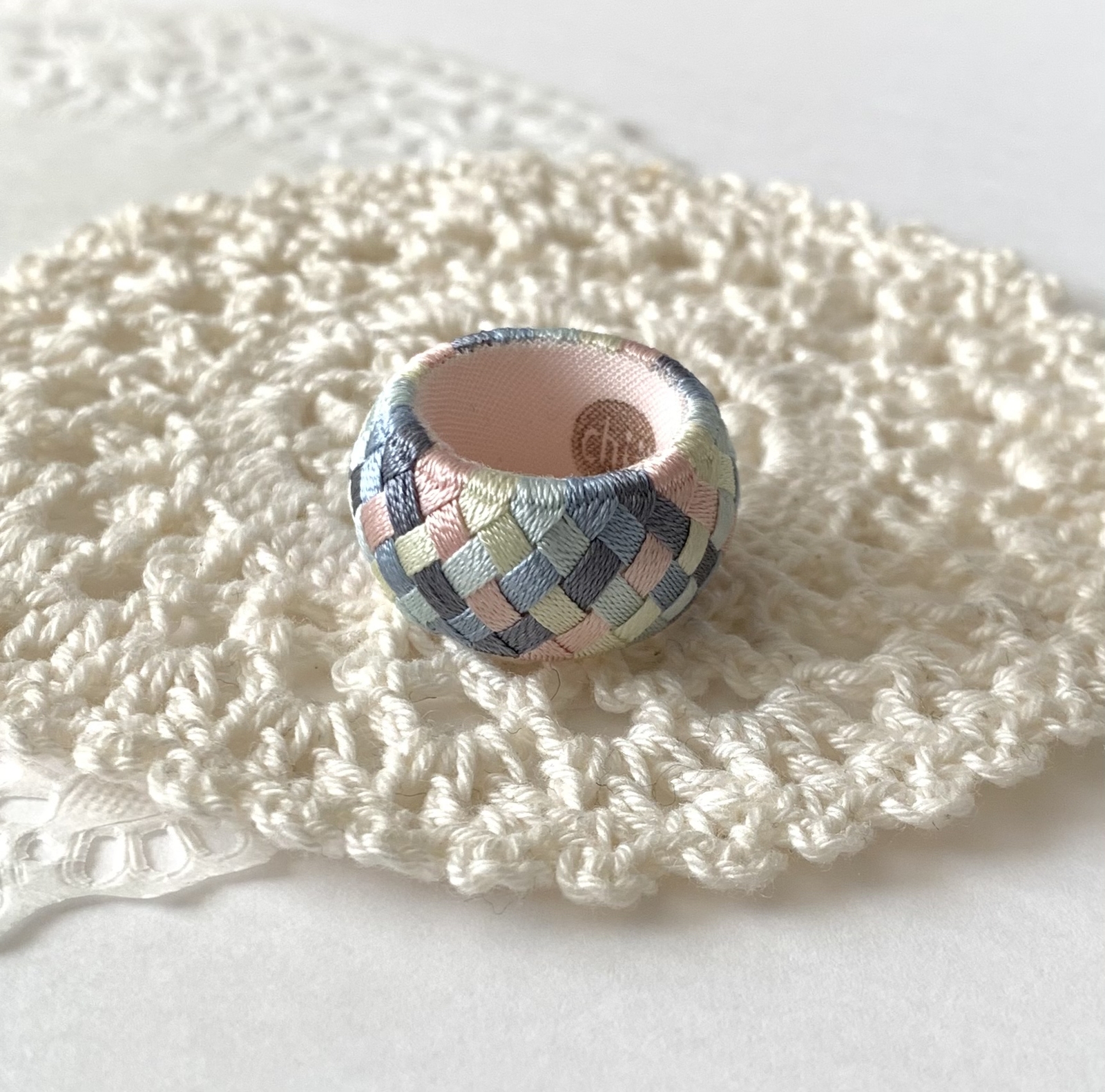 加賀の指ぬき　アクセサリー　ハンドメイド　絹　匿名発送　送料込 受注製作】加賀ゆびぬき【送料無料】 - ～指ぬきと手まり～chiii's