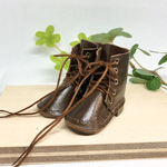 革細工  imdaサイズ  ロングブーツ　一足　miniature boots.