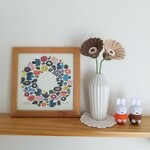 クレイフラワー ガーベラ「ブラウン✕ベージュ」２本