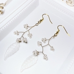小枝のリーフピアス♡