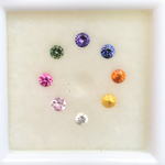 8pcs 約2mm サファイア　ルース