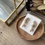 リバーストーン×ダルメシアン　ピアス／イヤリング