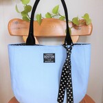 ＊N様ご予約品＊スカイブルーのマニッシュトート