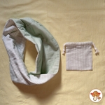 夏用ガーゼスヌード(ペールグリーン)