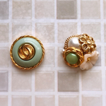 ボタンアクセサリー(ピアス・イヤリング)