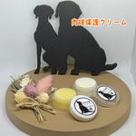 ◆送料無料◆ 肉球保護【愛犬のオーガニック保湿用クリーム】普通タイプ・柔らかタイプ各10ｇセット◆肉球クリーム◆
