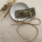 インド刺繍リボンポニーフック