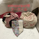 ebikopuripuri様専用猫耳ぷっくり巾着（大）2個と冷感素材のマスクカバー