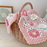 てん小**様オーダー専用   お花いっぱい❀.*･ﾟ春色🌸お花モチーフ🌸マルチカバー          