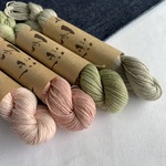 草木染め4色セット　20/4　さくらんぼ+アップルミント