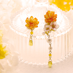 【マリーゴールドアシンメトリーイヤーカフ】*Marigolds drops*