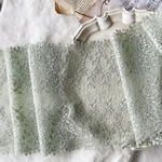 1m 美しい フラワー&リーフ 花&葉っぱ ケミカルレース 柳色 KL210524-K ハンドメイド 手芸 素材 材料