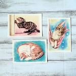 子猫パステル画🐈ポストカード３枚セット