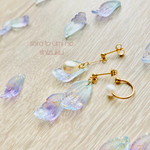 【新作】空の花びら✨✨イヤーカフ付き　サージカルステンレスピアスorイヤリング