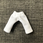 オビツ11 ジャージ素材のパンツ　white