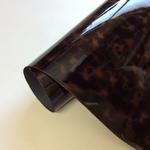 牛 半裁  エナメル  カオス柄 べっこう 本革　レザー小物　ハンドメイド　レザークラフト　革　レザー　leathercraft　牛革﻿ 　レザークラフト材料　