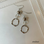 シルバー✴︎クリアピアス/イヤリング