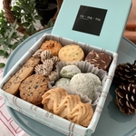 父の日にも　クッキー缶　グリーン