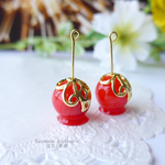 りんごあめ ピアス/イヤリング