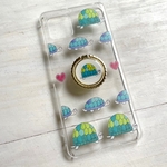 スマホリング付ケース　カメ
