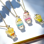 Tea soda necklace｜ティーソーダネックレス メロンソーダ #夏とminneと
