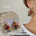 大ぶり　861☆ タッセルピアス　イヤリング