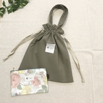 巾着トートバッグ＆ポーチセット