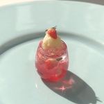 いちごのクリームソーダ