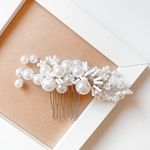 パールのヘアアクセサリー　ヘッドドレス
