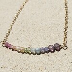 【14kgf】rainbow bracelet　天然石　レインボー　ブレスレット　