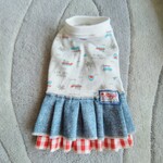 犬服！ヤシの木！サメ！デニム&ギンガムチェックスカート