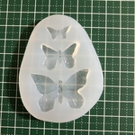 シリコンモールド 3つのサイズの蝶々が作れるモールド 蝶々 ちょう 蝶 バタフライ