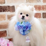ふんわりボリューミー紫陽花シュシュ💖紫×ブルー