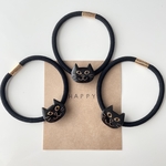 ＼New Hair Tie Collection／ 黒猫　ヘアゴム  