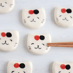 にっこり猫　（三毛猫&はちわれ猫）箸置きセット