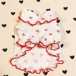 オーダーメイド　ふりふりチェリー🍒T  さくらんぼ　ガーリー　ガールズT インナー