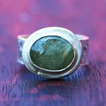 SALE＊古代スタイル＊天然ディアスポア　指輪＊8号　SV