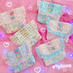 ビーズが動く☆移動ポケット ゆめかわ フリル 女の子 動物 パステル