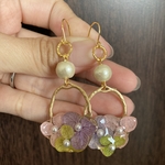 紫陽花ピアス[送料無料]