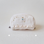 ふんわりガーゼ⚪︎マシュマロポーチ⚪︎