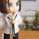 コンチョ移動調整可能♪オビツ11　ねんどろいどどーる用　ループタイ　TYPE.C